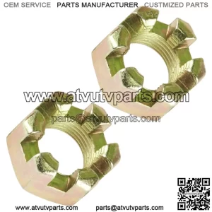 2 Front Axle Castle Nut For Polaris Sportsman 800 4x4 6x6 2005 2006 2007 - 2014 (For: Polaris Sportsman 800)