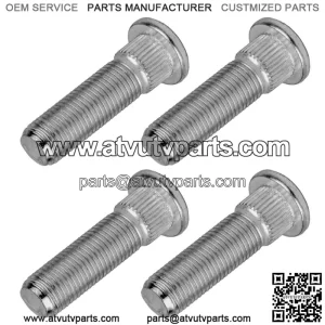 4 Front Rear Wheel Hub Stud Bolt For Polaris Sportsman 500 570 2006-2019 7518378 (For: Polaris Sportsman 570)