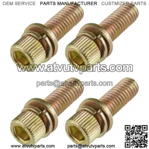 4 Exhaust Manifold Bolts Studs Screw for Polaris Sportsman 570 EFI EPS 2014-2016 (For: Polaris Sportsman 570)