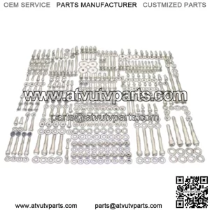 HONDA 400 EX TRX400EX FOURTRAX POLISHED STAINLESS STEEL ATV BOLT SCREW KIT SET