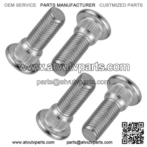 4 Front Wheel Hub Stud Bolt Fits Yamaha Rhino 660 YXR660F 4x4 2005 2006-2007 (For: 2006 Yamaha Rhino 660)