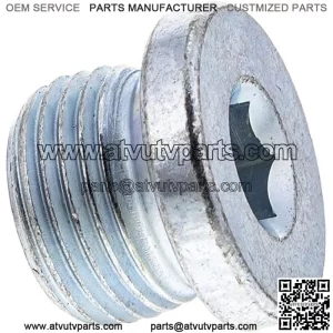 Polaris Ranger Plug, 18 mm x 1.5 mm, Genuine OEM Part 3040196, Qty 1