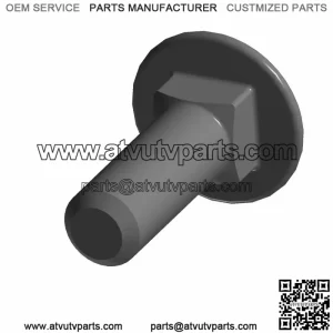 Carriage Bolt, M8 x 1.25 x 25, ZOD, Part 7518920