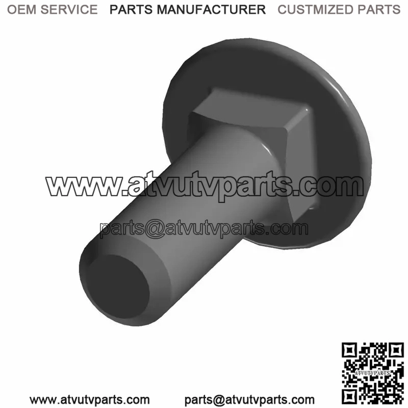 Carriage Bolt, M8 x 1.25 x 25, ZOD, Part 7518920