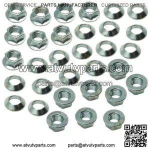 16 Specbolt TRX450 Fourtrax ATV Lug Nut Kit Honda  TRX450R M10-1.25 Flange Nuts