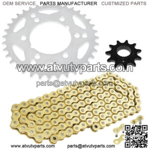 Drive Chain & Sprockets Kit for Polaris Trail Blazer 250 2001 2002 2003