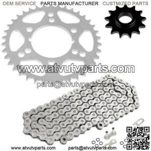 O-Ring Drive Chain & Sprockets Kit for Polaris Scrambler 400 4x4 1996 1997-1999