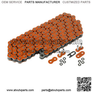 O-Ring Orange Drive Chain for Suzuki LTZ400 Quadsport 2003 2004 05 06 07 08 09