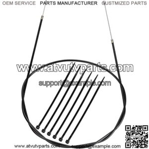60" UNIVERSAL THROTTLE CABLE Compatible with Go Kart Cart Go-Cart Minibike Mini Bike ATV Cycle