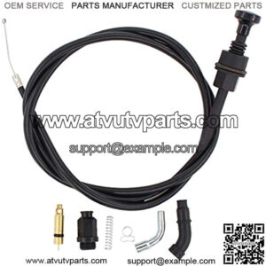 Choke Cable and Starter Valve Plunger Kit for TRX350 Rancher 350 ATV 04 05 06
