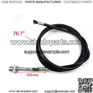 76.5" Rear Drum Brake Cable for 50cc 125cc 150cc 250cc GY6 Chinese Scooter Moped Roketa Taotao Jonway NST Bravo Geely TNG Boreem
