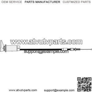 Arctic Cat Replacement Choke Cable Z 370, ES, ESR, LX 1999-2007 Snowmobile Part# 12-2100 OEM# 0687-085