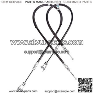 Golf Cart Brake Cable for Club Car Precedent 2008-up, L+R Driver and Passenger Side, OEM# 103528701 102557501 103528702 102557502