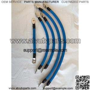 Club Car Precedent 2 Gauge Battery Cable Set 6 x 8 Volt