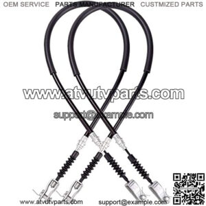 Golf Cart Brake Cable for Club Car DS 1981-1999 Gas & Electric, 42 Inch Driver and Passenger Side, OEM# 1011125 1011403 1016761-01