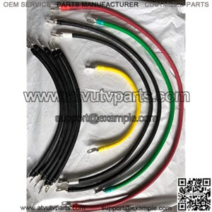 Golf Carts of GA Club Car DS IQ Drive 2 Gauge Battery Cable Set