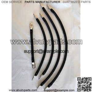 Club Car Precedent 4 Gauge Battery Cable Set