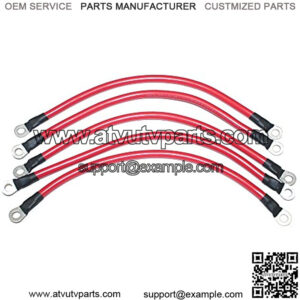 United Metro Golf Cart Club Car 1010958 Battery Cable Set, DS 36V 1981+ (4 Gauge)