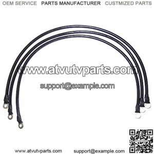 Club Car Precedent 48v, Battery Cable Set for 12v Batteries (6 Gauge)