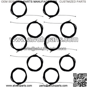 (10) 100" Aftermarket Throttle Cables for Go Kart Mini Bike ATV Replaces 19410601