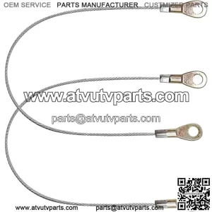 Tailgate Cable Hook Assembly Replacement Fits for Kawasaki Mule 600 610 XC 610XC Replace# 53045-0006 (2PCS)