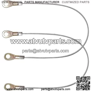 Tailgate Cable Hook Replacement for Kawasaki Mule 600 610 XC 610XC Replace# 53045-0006 (2PCS)