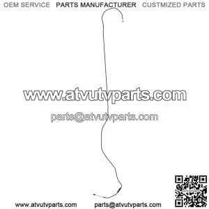 Polaris Throttle Cable, Crew, Genuine OEM Part 7082555, Qty 1