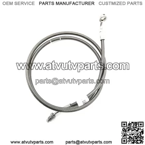 Polaris Ranger Brake Line, Right, Rear, Genuine OEM Part 1912104, Qty 1