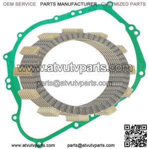Clutch Friction Plates And Gasket for Kawasaki Super Sherpa 250 KL250 2000-2010 (Fits: Kawasaki)