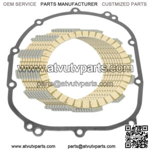 Clutch Friction Plates And Gasket for Kawasaki ZR750K Z750S 2005 2006 (Fits: Kawasaki)