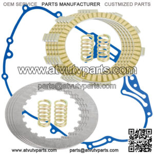 Clutch Friction Plates And Gasket Kit for Kawasaki Bayou 220 KLF220A 1988-2002 (Fits: Kawasaki)