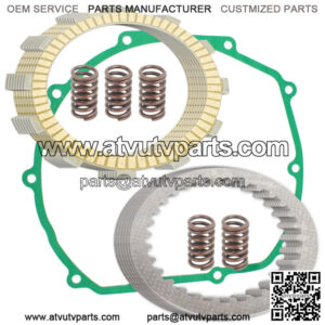 Clutch Friction Plates And Gasket Kit for Kawasaki Ninja 750R ZX750F 1987-1990 (Fits: Kawasaki)