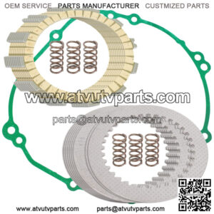 Clutch Friction Plates And Gasket Kit for Kawasaki Ninja ZX-10R ZX1000 2006-10 (Fits: Kawasaki)