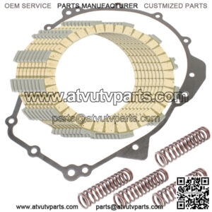 Clutch Friction Plates And Gasket Kit for Kawasaki ZX600J ZZR600 2005-2008 (Fits: Kawasaki)