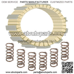 Clutch Friction Plates And Springs for Kawasaki Ninja ZX-10R ZX1000C 2004 2005 (Fits: Kawasaki)