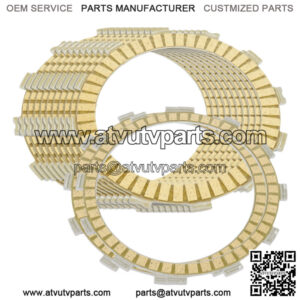 Clutch Friction Plates for Kawasaki Ninja ZX-12R ZX1200B 2002 2003 2004 2005 (Fits: Kawasaki)