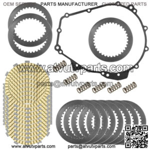 Clutch Friction Plates Gasket Kit for Kawasaki ZX10R ZX-10R Ninja ZX1000 2011-22 (Fits: Kawasaki)