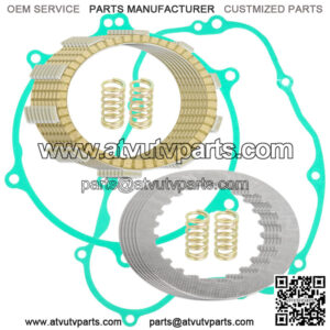 Clutch Friction Plates Kit And Cover Gaskets for Kawasaki KDX200 KDX220R (Fits: Kawasaki)