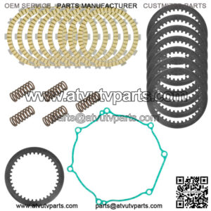 Clutch Friction Steel Plates and Gasket Kit for Kawasaki KX450F KX450 2012-2015 (Fits: Kawasaki)