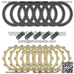 Clutch Friction Steel Plates and Spring Kit for Kawasaki KX250F KX252 2008-2020 (Fits: Kawasaki)