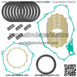 Clutch Friction Steel Plates Spring Gasket Kit for Kawasaki KFX450R KSF450 08-14 (Fits: Kawasaki)