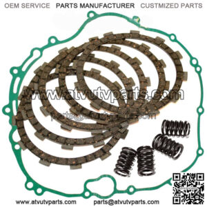 Friction Plates & Springs & Gasket for Kawasaki Bayou 300 KLF300C 4X4 1989-2005 (Fits: Kawasaki)