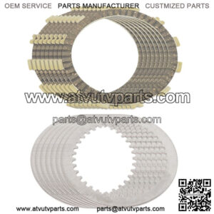 Clutch Friction And Steel Plates for Kawasaki KDX250 1984 1991-1994 (Fits: Kawasaki)