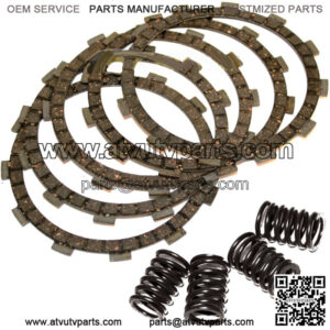 Clutch Friction Plates & Springs for Kawasaki KEF300 Lakota Sport 300 2001-2003 (Fits: Kawasaki)