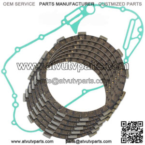 Clutch Friction Plates And Gasket for Kawasaki Bayou 400 KLF400B 4X4 1993-1995 (Fits: Kawasaki)