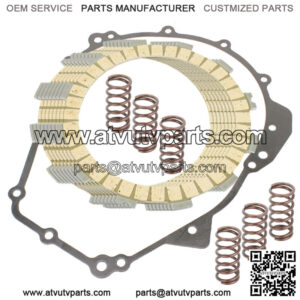 Clutch Friction Plates And Gasket Kit for Kawasaki Ninja ZX-6Rr ZX600 2005 2006 (Fits: Kawasaki)