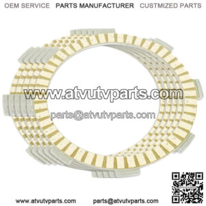 Clutch Friction Plates for Kawasaki Bayou 185 KLF185A 1986 1987 1988 (Fits: Kawasaki)