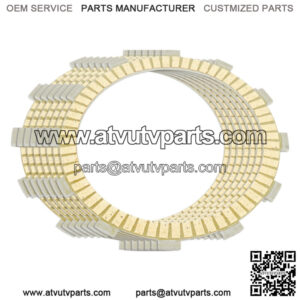 Clutch Friction Plates for Kawasaki Ninja 500 EX500A EX500D 1987-1996 (Fits: Kawasaki)