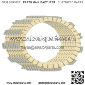 Clutch Friction Plates for Kawasaki ZR1000A ZR1000B Z1000 2003-2009 (Fits: Kawasaki)