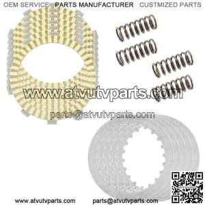 Clutch Friction Steel Plates Kit for Honda TRX420FE FE1 Rancher 420 4x4 2007-13